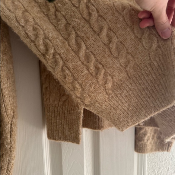 Abercrombie & Fitch Cable-knit Quarter Zip Sweater - Picture 6 of 8